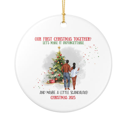 First Christmas Married Ornament, Newlywed Couple Christmas Gift