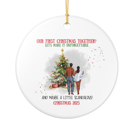 First Christmas Married Ornament, Newlywed Couple Christmas Gift