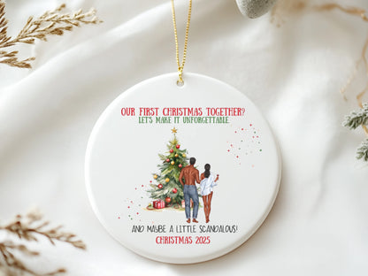 First Christmas Married Ornament, Newlywed Couple Christmas Gift