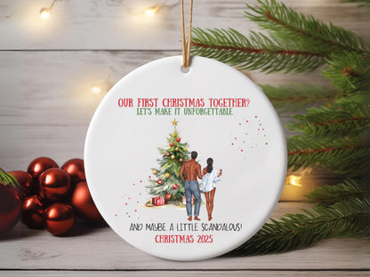 First Christmas Married Ornament, Newlywed Couple Christmas Gift