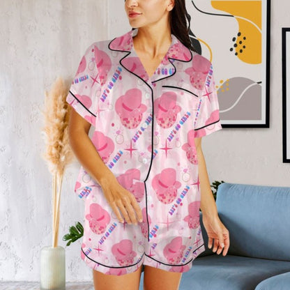 Bridesmaid Pajama Set, Bridal Party Pajamas, Women Matching Pajamas, Bachelorette Party Pajama Sets, Bride Squad, Bridesmaid Proposal Gift - Let’s go Girls