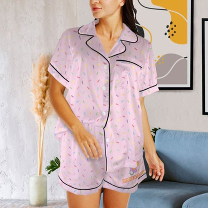 Bridesmaid Pajama Set, Bridal Party Pajamas, Women Matching Pajamas, Bachelorette Party Pajama Sets, Bride Squad, Bridesmaid Proposal Gift - Sprinkles